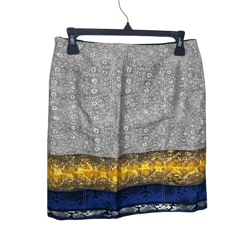 KENNETH COLE Women's Size 4 Patterned Lined Skirt - Picture 3 of 11